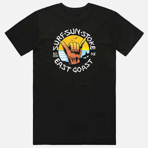 Clothing: Surf Sun Stoke East Coast Tee