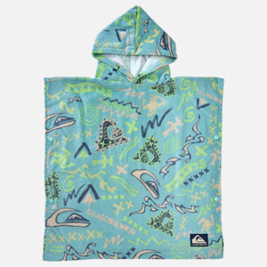 Clothing: Quiksilver Kids Hooded Towel - Next Gen Pastel Turquoise