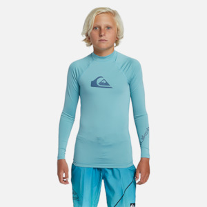 Quiksilver Boy All Time LS Swim Top - Reef Waters