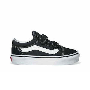 Clothing: Vans Old Skool V Youth - Black/White