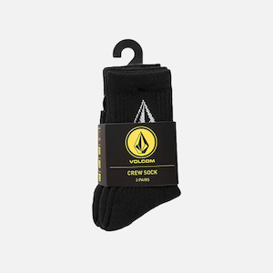 Volcom Full Stone Youth Socks - Black