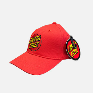 Clothing: Santa Cruz Classic Dot Patch Youth Cap - Red