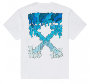 Off-White MARKER ARROW SHORT SLEEVE OVERSIZE T-SHIRT WHITE BLUE