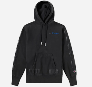 Off-White x Champion Hoodie Black