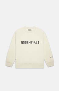 FOG Essentials Cream Crew Neck Sweatshirt