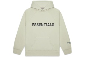 Clothing: Fear of God Essentials Pullover Hoodie Applique Logo Sage