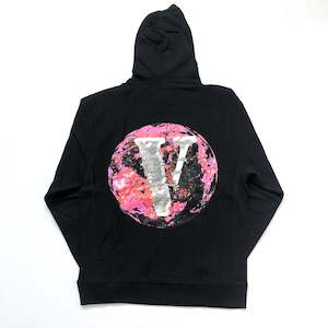 Clothing: Vlone X Juice Wrld hoodie