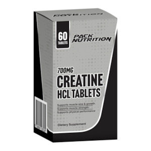 Pack Nutrition HCL Creatine Tabs