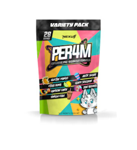 Nexus Sports Nutrition: Nexus Sports Nutrition Per4m Pre Workout Variety Pack