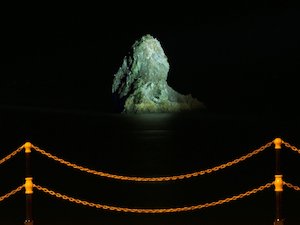 Fifeshire Rock at Night - Erin Roughton