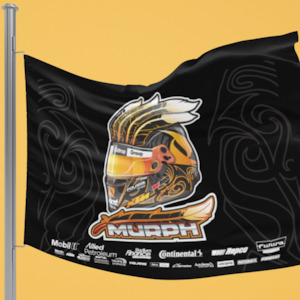 Banners: Murph 1x1.5m Supporters Garage Banner/Flag