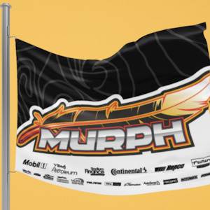 Murph 1x1.5m Team Garage Banner/Flag