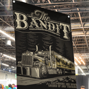 The Bandit Garage Banner/Flag Pre-Order