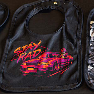 4 Rotary: Stay Rad Baby Bibs