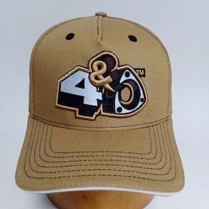 4 & Rotary Tan Curved Hat