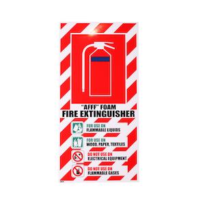 AFFF Foam Extinguisher Blazon