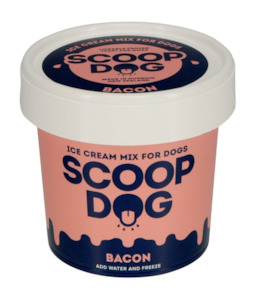 Pet food wholesaling: Scoop Dog Ice Cream Mix - Bacon