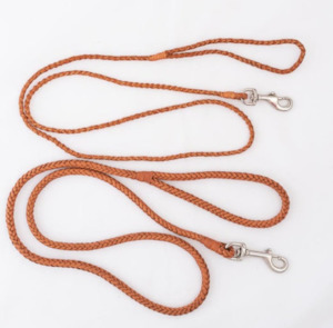 Pet food wholesaling: Braided Leather Lead