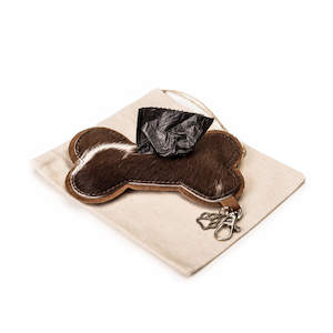 Cowhide Poop Pouch