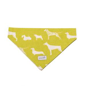 Pet food wholesaling: Slip On Lime Dogs Bandana