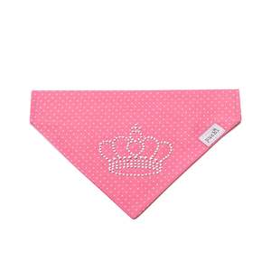 Pet food wholesaling: Slip On Pink Princess Bandana