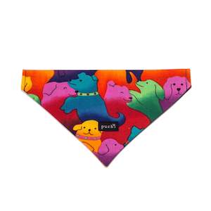 Slip On Rainbow Dogs Bandana