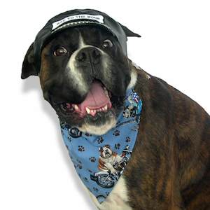 Pet food wholesaling: Slip On Bikie Dogs bandana