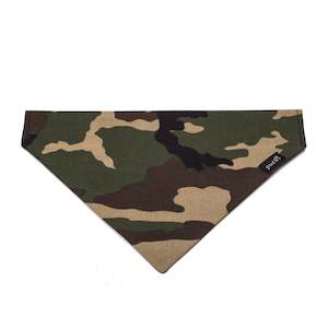 Slip On Camo Dog Bandana