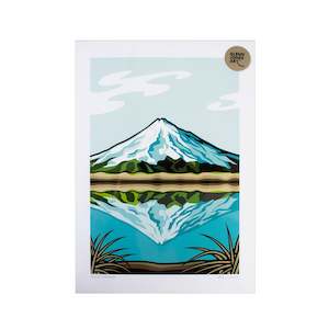 Glenn Jones Art Print - Mount Taranaki