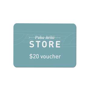 Gift: Puke Ariki Store Voucher $20