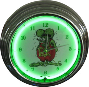 Rat Fink Neon Clock - NENC-47G