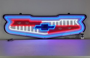 Electric light fittings: Chevrolet Grill LED Flex Neon Sign  NEA-072