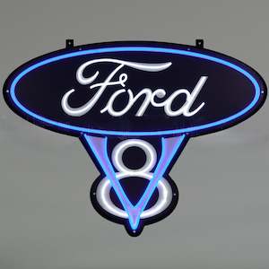 Ford V8 LED Flex Neon Sign  NEA-071