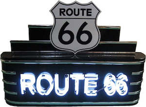 Electric light fittings: Route 66 Neon Display Stand - ATND-A-0004