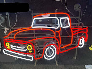 Electric light fittings: 1956 F100 Truck Neon Sign (Red NEN-301, Blue NEN-302)