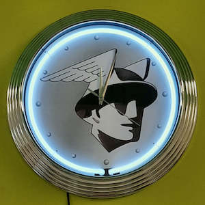 Mercury Man (old) Neon Clock - NENC-18