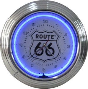 Route 66 Neon Clock - NENC-34