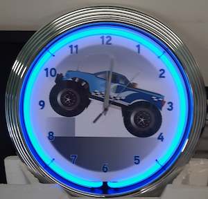 Monster Truck Neon Clock - NENC-160