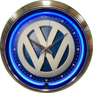 VW Logo Neon Clock - NENC-131