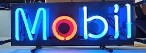 Mobil Junior Neon Sign - NEP-200