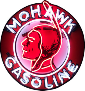 Electric light fittings: Mohawk Gasoline Neon Sign - NEP-283