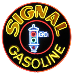 Electric light fittings: Signal Gasoline Neon Sign - NEP-185