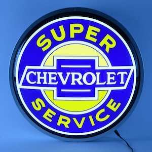 Electric light fittings: Chevrolet Illuminated LED Dome Sign - NED-005