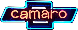 Camaro Bowtie Neon Sign - NEA-041