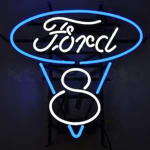 Ford V8 Neon Sign - NEA-027