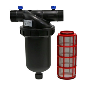 inline: Inline Filter 130 Micron Straight T Type: 2" Inlet/Outlet with Screen