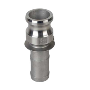 Camlock Fittings: Adaptor to Hosetail Type E Sizes 25mm-76mm