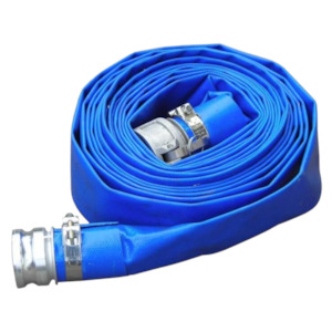 Lay Flat Hose 20m with Camlock Fittings