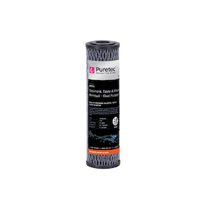 Plumbing goods wholesaling: Puretec DP Series Dual Purpose Carbon Cartridges 10” x 2.5″