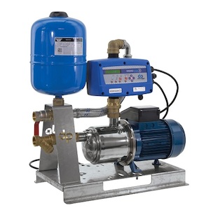 Plumbing goods wholesaling: Davies Multipro 5 Pressure System – With Hydrogenie 8 Speed Controller & 8L Pressure Tank